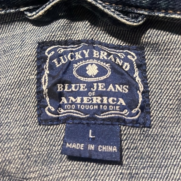 Lucky Brand denim jacket. - Picture 3 of 6